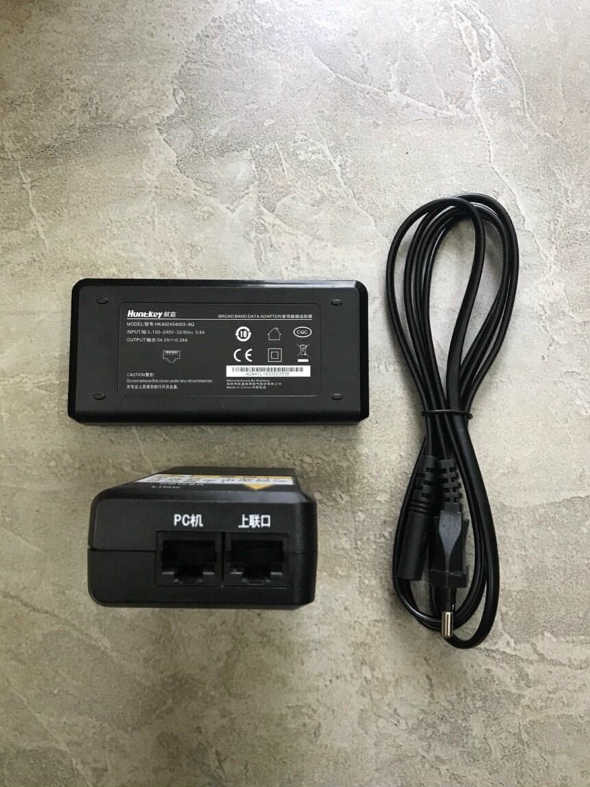 Adapter cho switch , modem wifi 54V 0.28A , nguồn poe  Huntkey 54V0.28a