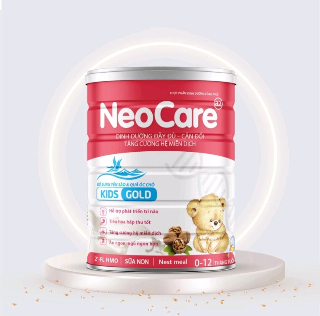 Sữa Bột NeoCare Kids Gold 0-12 tháng 900g