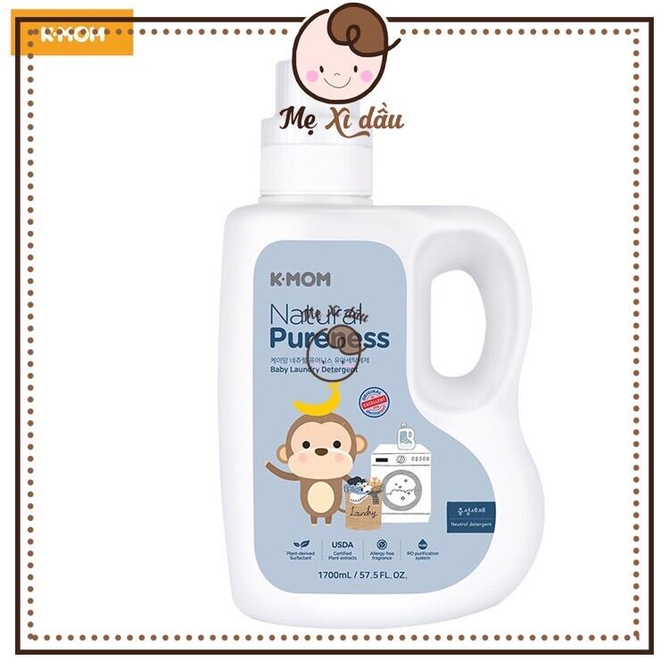 Shop mẹ xì dầu Nước Giặt Đồ Sơ Sinh Hữu Cơ K-Mom Hàn Quốc - Nước Giặt Kmom