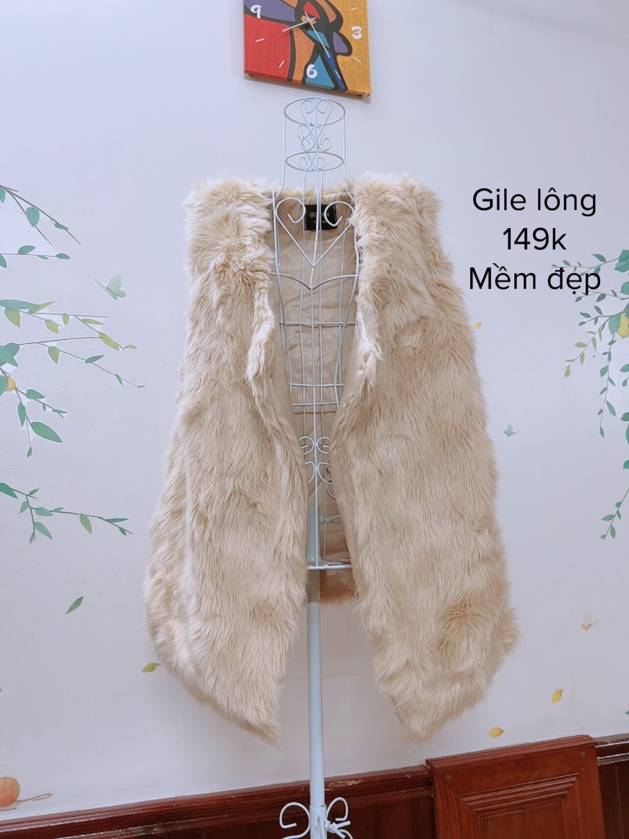Áo gile lông 2hand