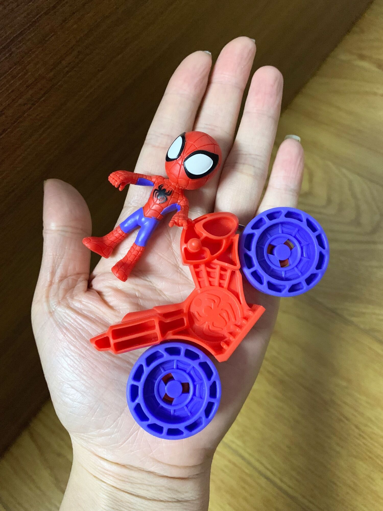 Mô Hình Xe Moto Người Nhện Spiderman Mini