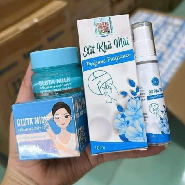 Kem Thâm Nách Gluta Milk ( Khử Thâm , Hôi , Trắng Da Vùng Nách )