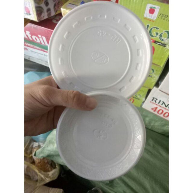 combo 10 dĩa nhựa giấy dùng 1 lần, đĩa giấy