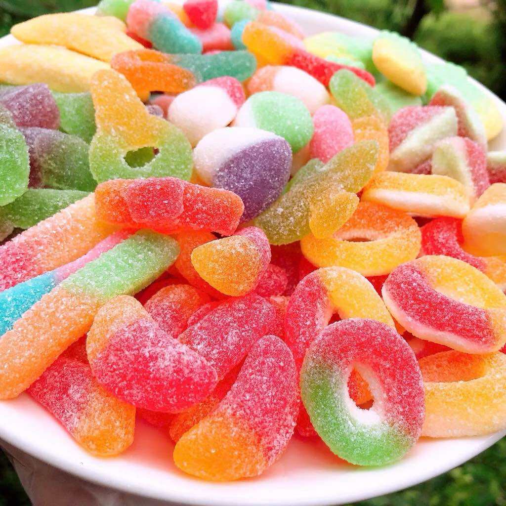 Túi 1Kg Kẹo Dẻo Chip Phủ Đường Nhiều Vị Trái Cây Siêu Ngon,Siêu Xinh