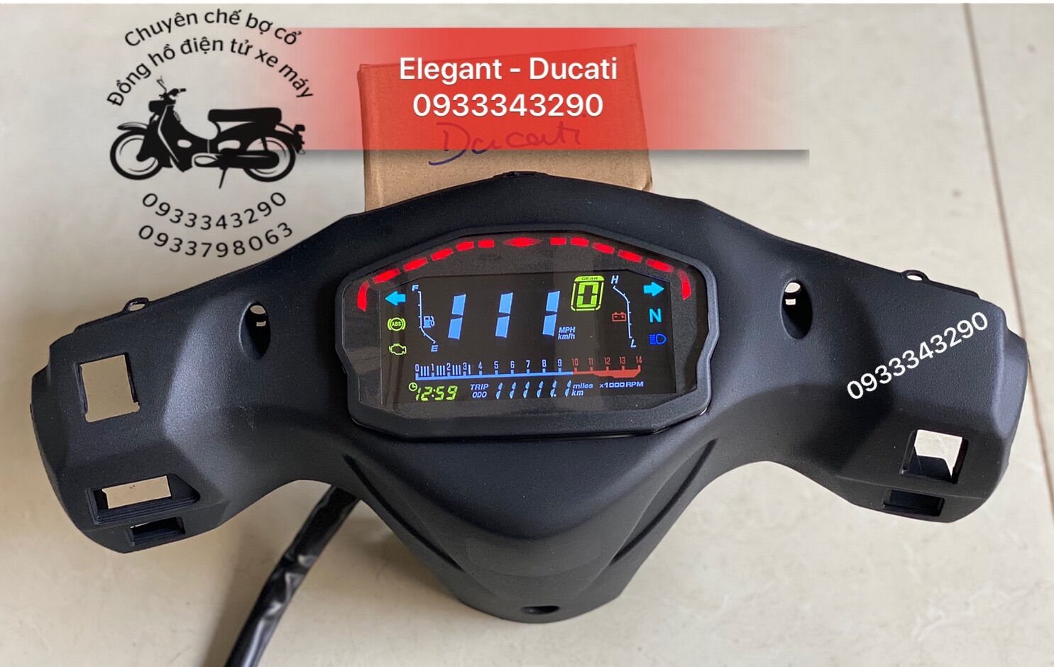 Trọn bộ bợ cổ Elegant - chế Ducati