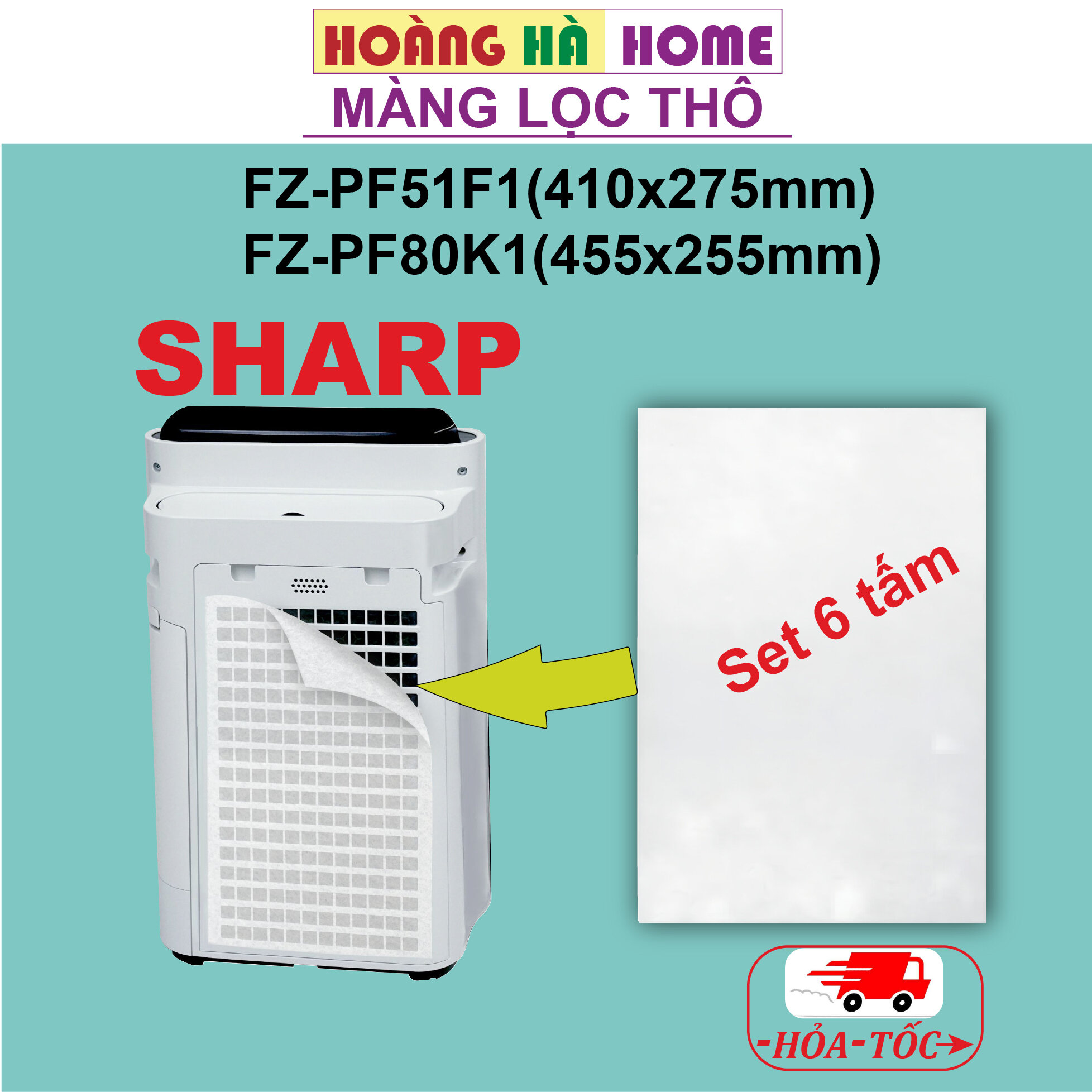 Màng lọc thô sharp, màng lọc không khí sharp
