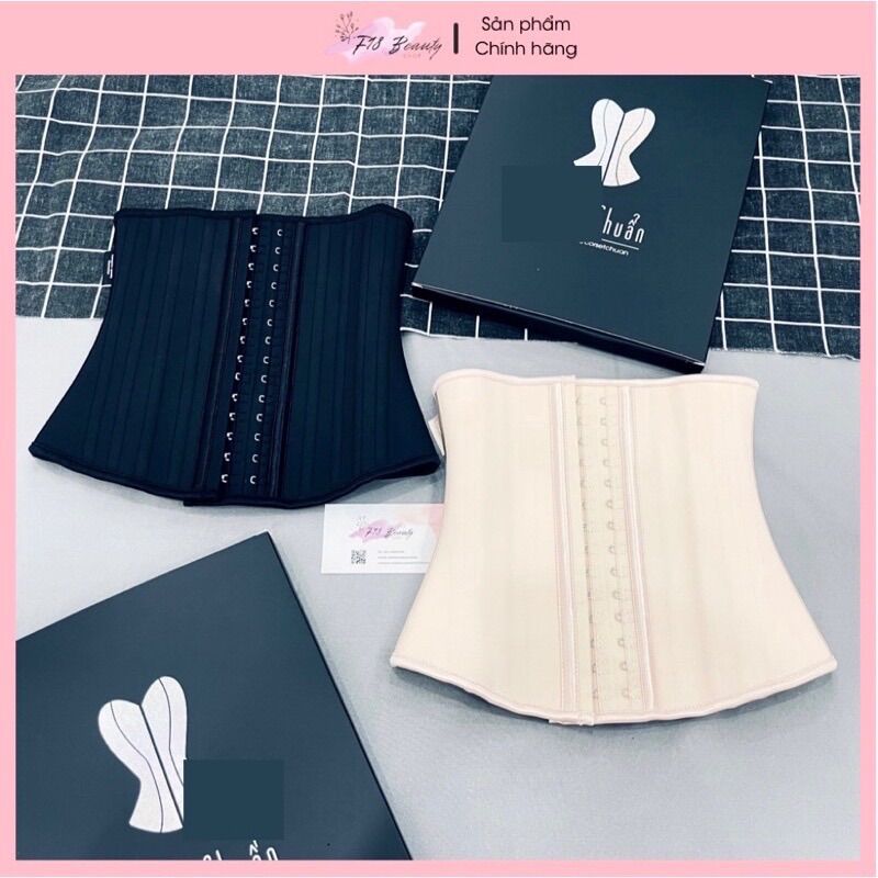 Đai nịt bụng latex 25 xương - cho vòng eo thon gọn tức thì - kèm quà tặng