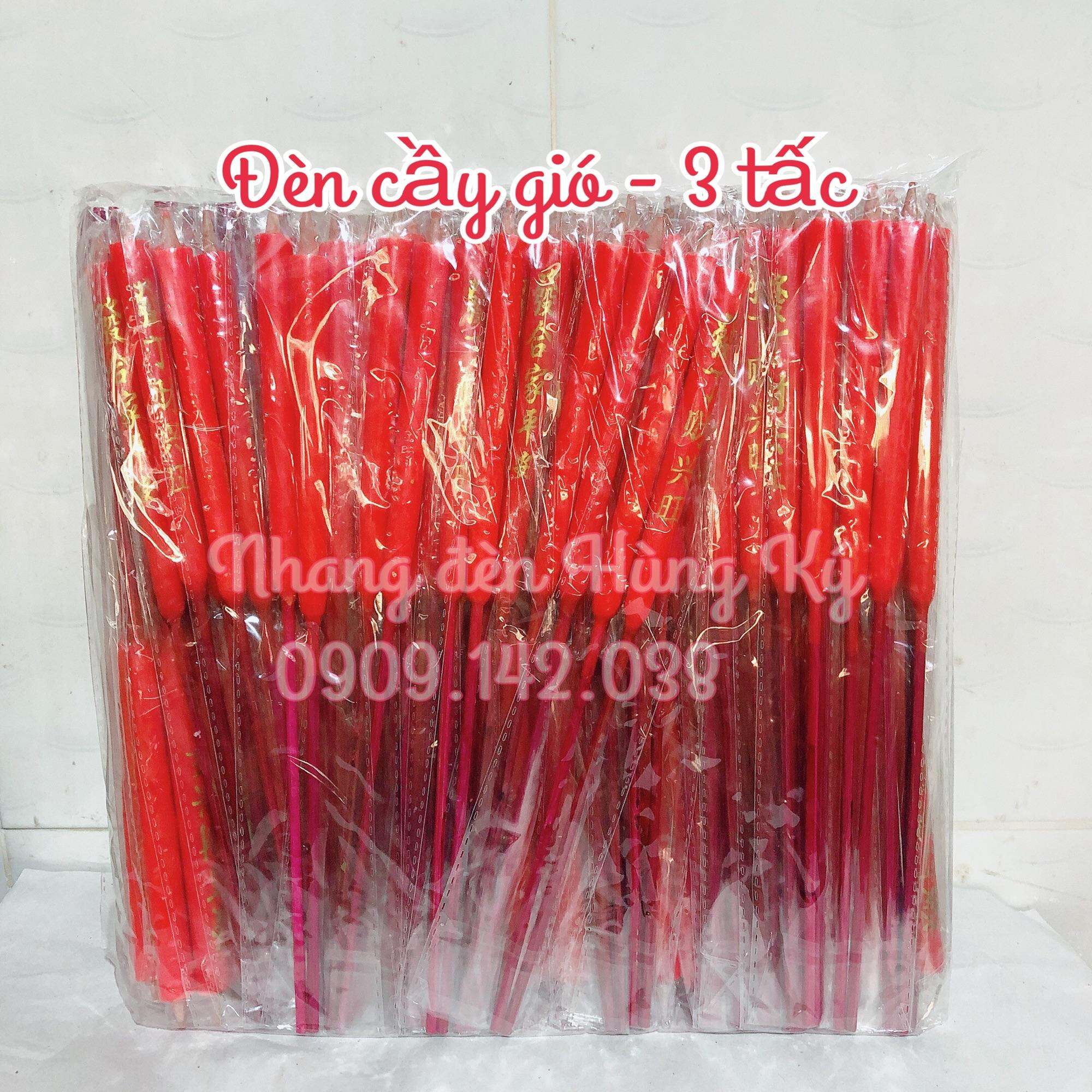 Combo 10 cặp đèn cầy gió thắp ngoài trời không tắt