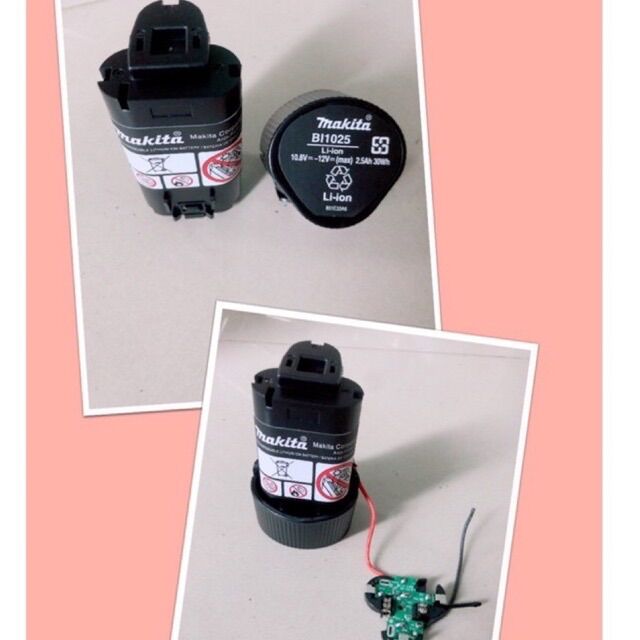 Vỏ mạch makita 10.8v .mạch nhận xạc zin