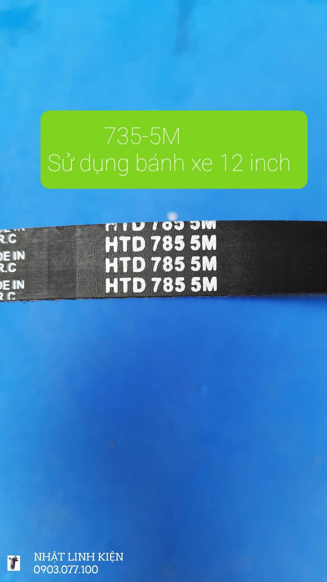 [HCM]Dây curoa xe escooter 8/10/12 inch