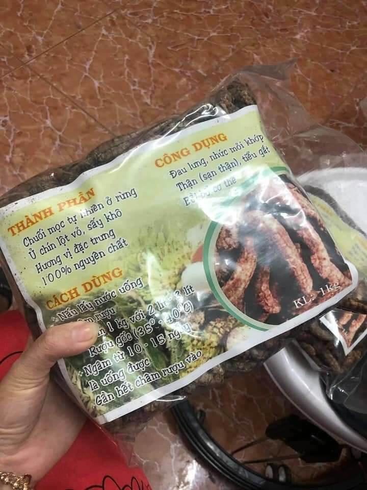 chuối tây nguyên ngâm rượi