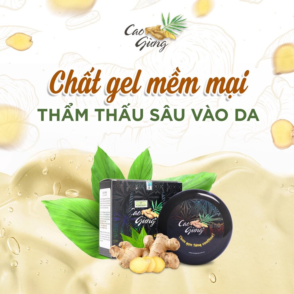 Cao gừng tan mỡ bụng cát tường