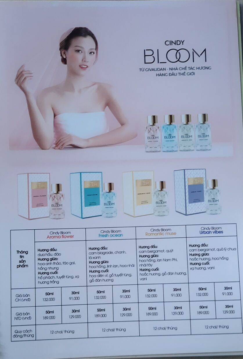 nước hoa cindy bloom