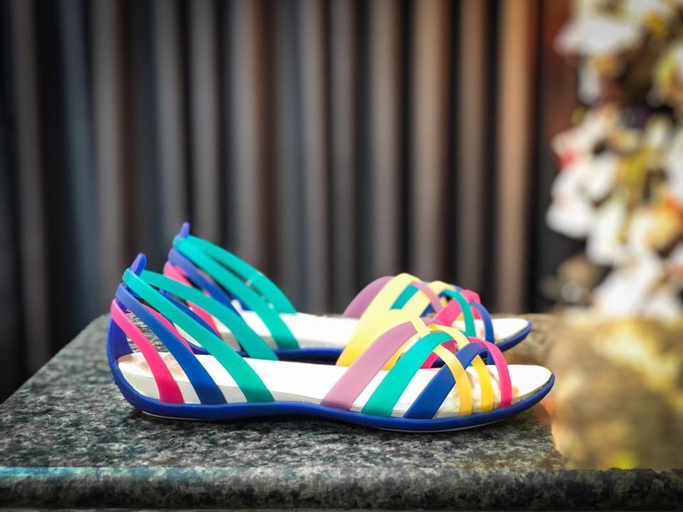Cross-sandal Huarache màu xanh ngọc