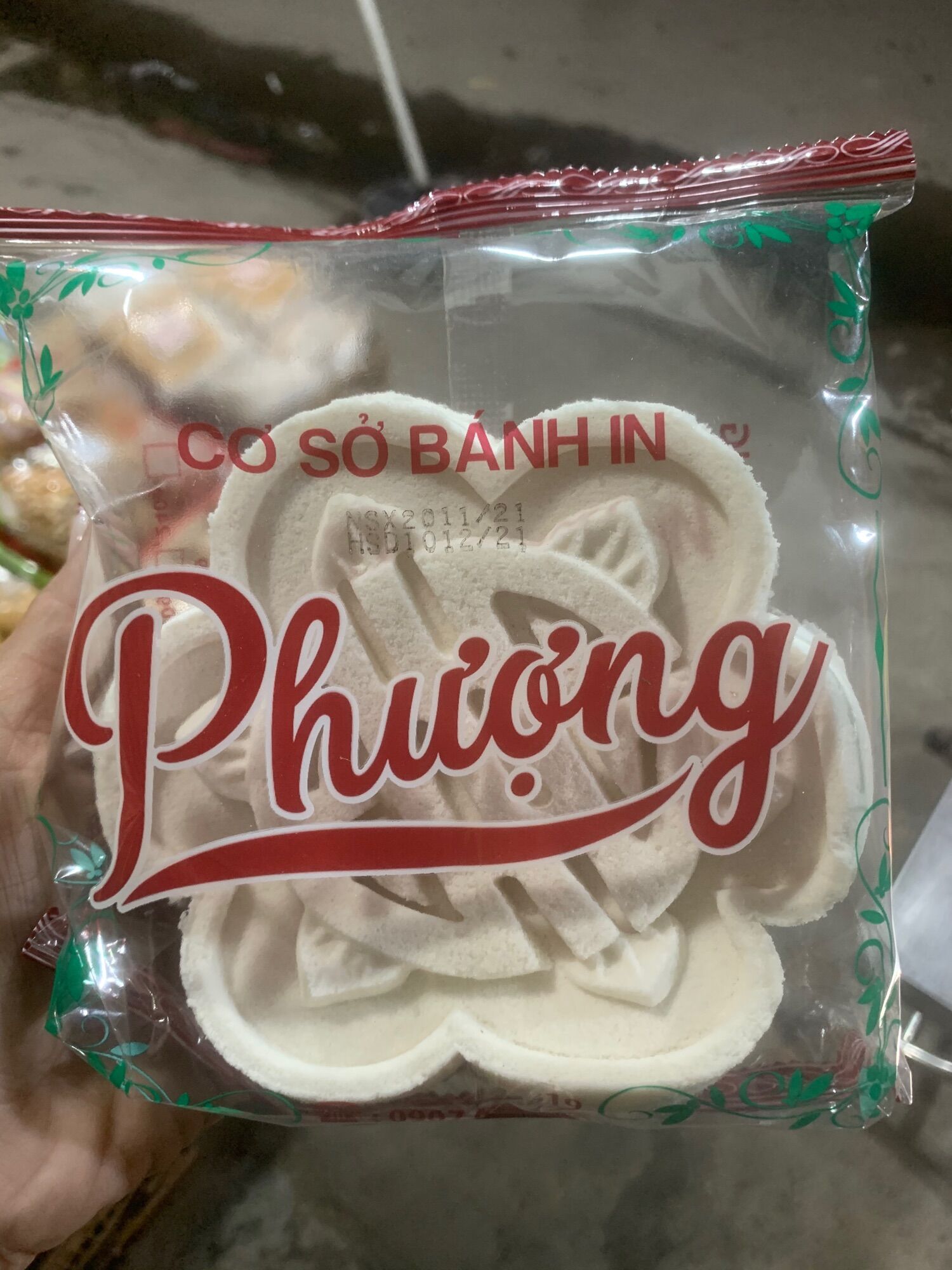 Bánh in phượng nhÂn dừa