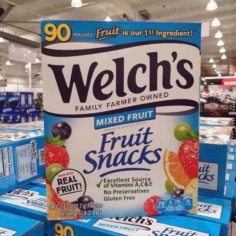 [HSD 06/2026] Kẹo Dẻo Trái Cây của Mỹ Welch's Fruit Snacks 2Kg