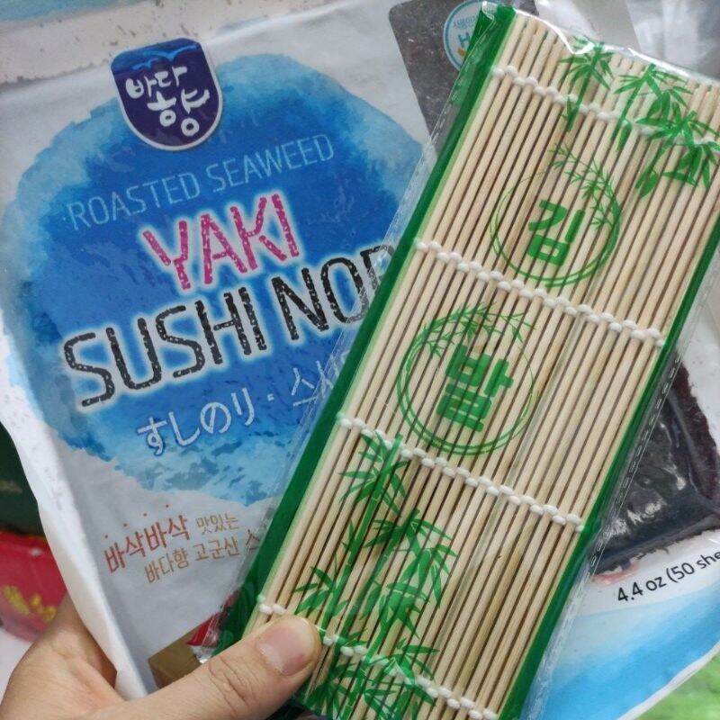 mành cuộn cơm kimbap sushi 20x25cm