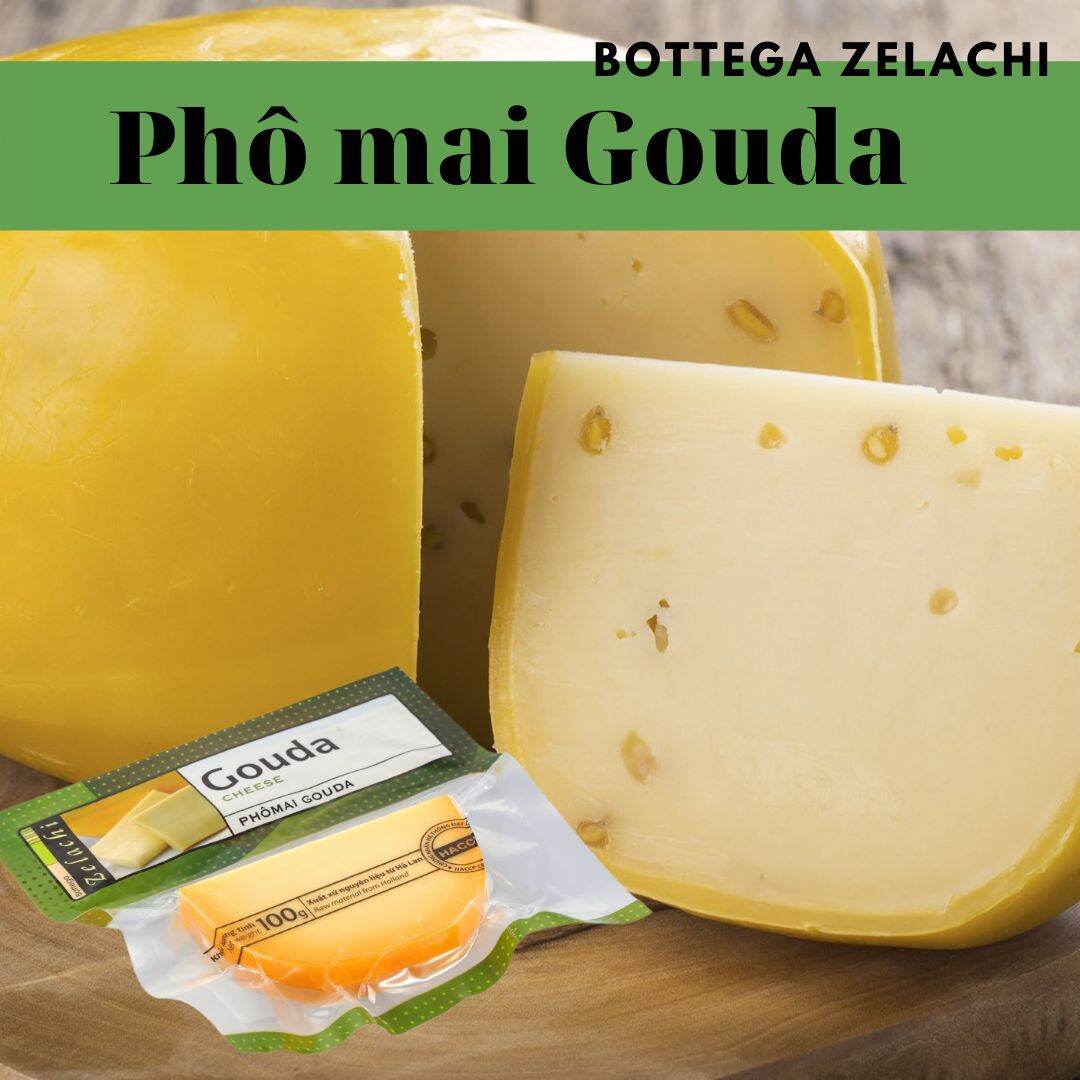 Phô mai Gouda Bottega Zelachi 100g