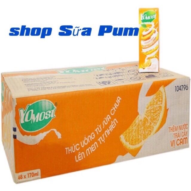 [HCM]Thùng 48 hộp sữa yomost 170ml - đủ vị
