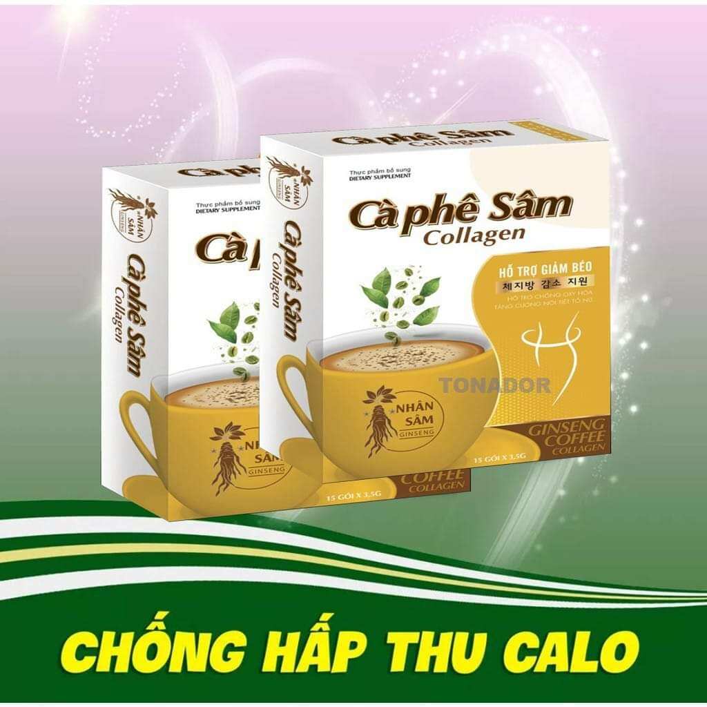 Cà phê sâm Collagen giảm cân