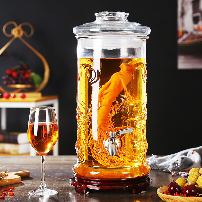 Bình trụ rồng 10 lít có van