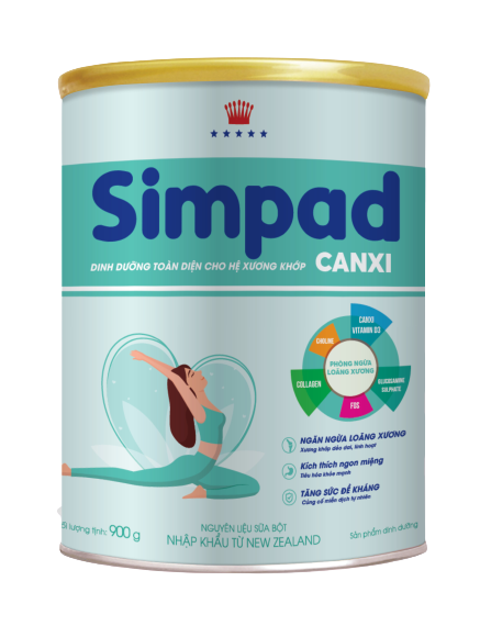 Sữa simpad canxi 900g
