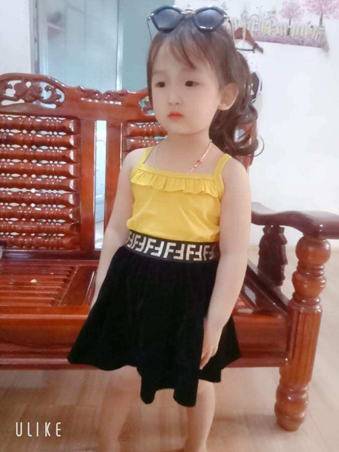 Áo 2 dây bé gái, áo dây bèo dễ thương