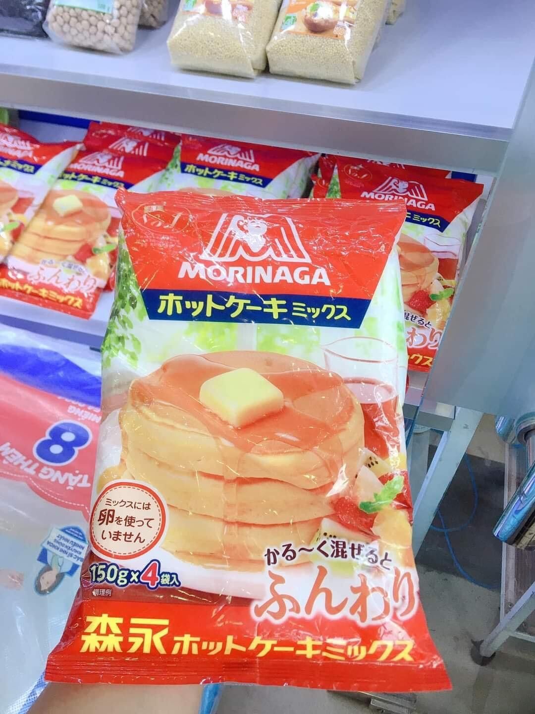 Bột làm bánh pancake morinaga 600gr nhật bản cho bé