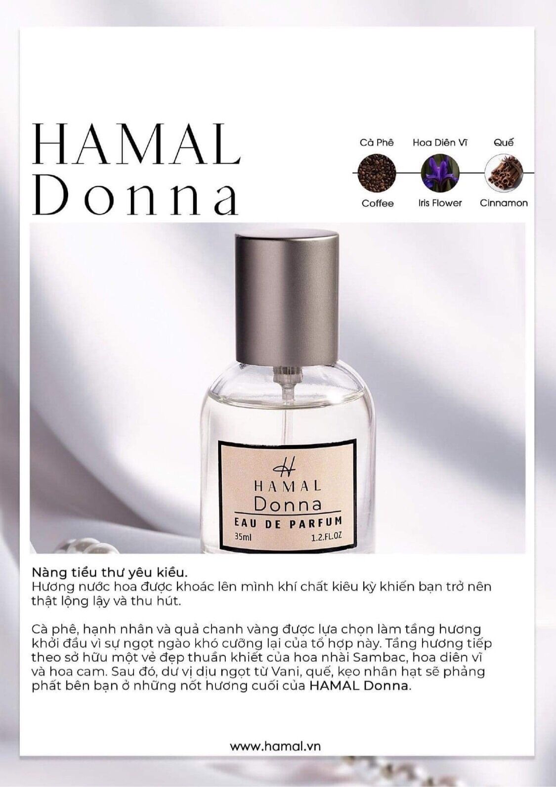 Nước hoa nữ Hamal Donna