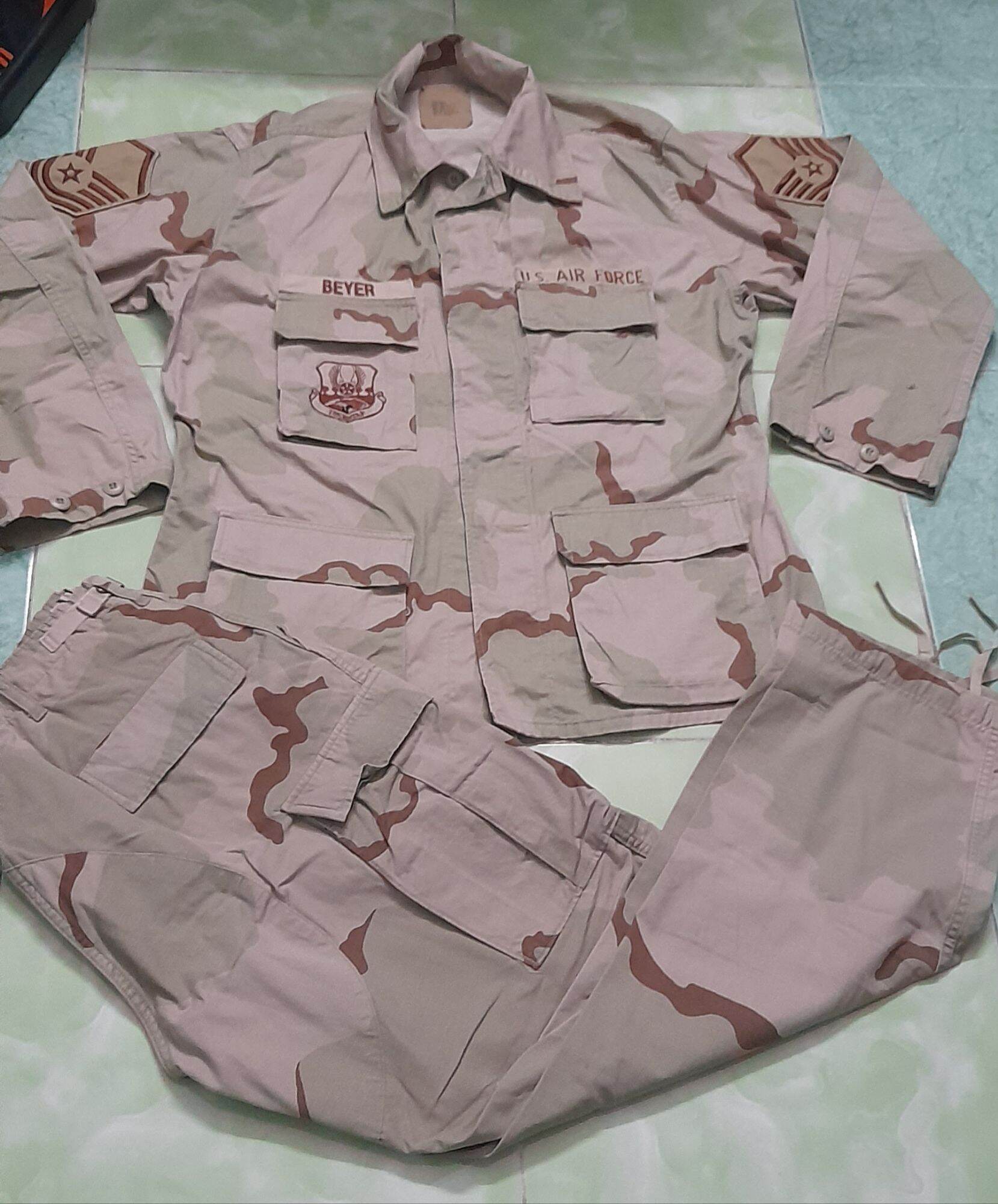 Áo quần sa mạc mỹ có 5 tem zin