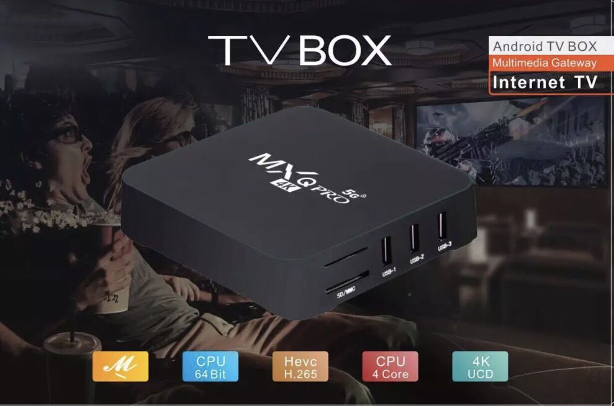 Tivi BOX MXQ PRO 4K 5G android đã cài sẵn