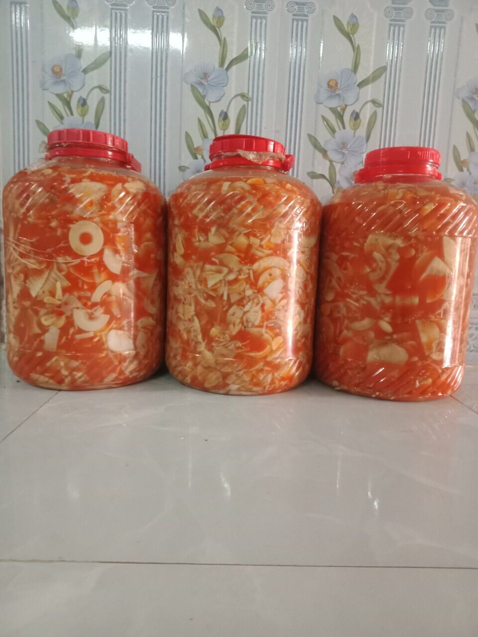 Măng ớt mắc mật bình 70k/ lọ 1,5kg