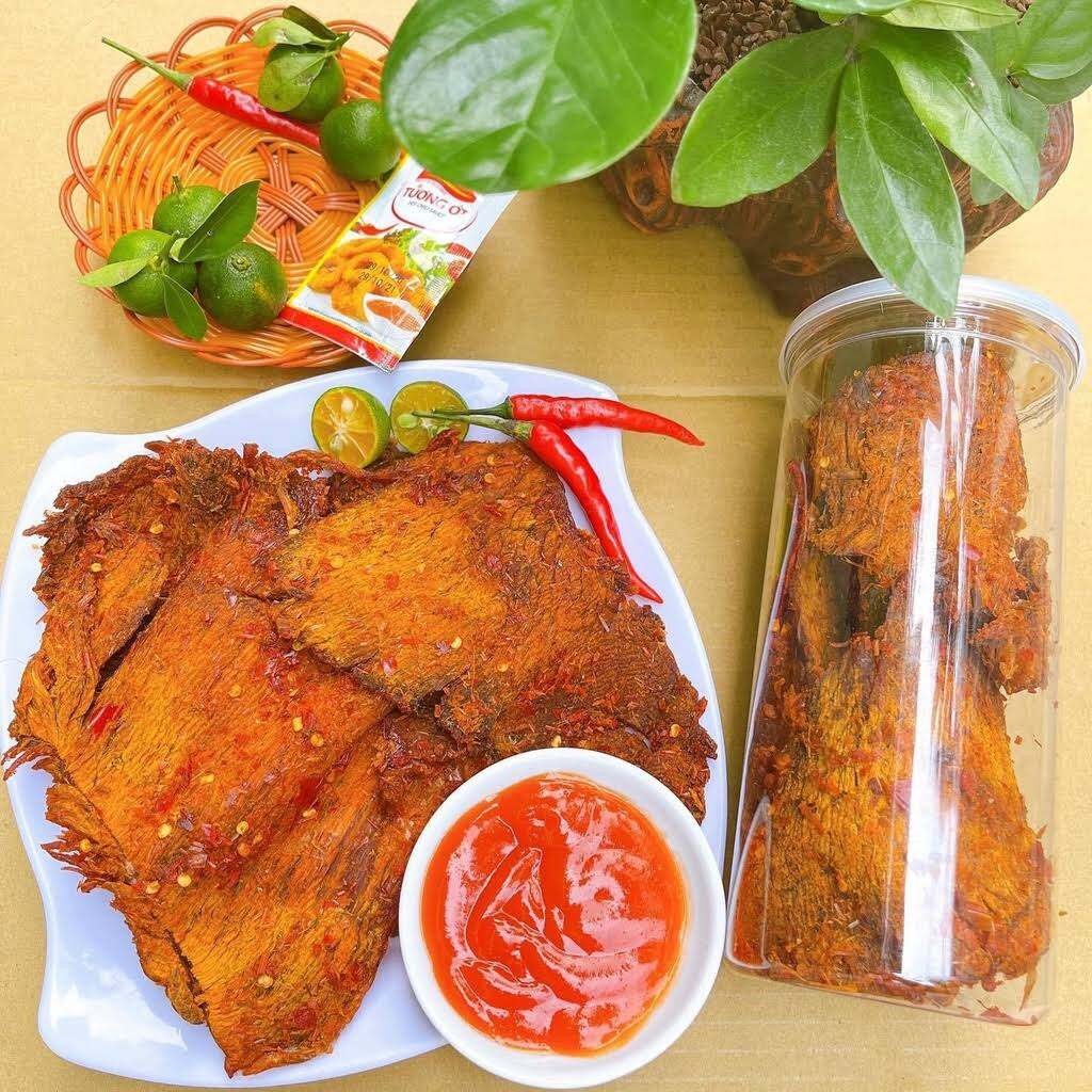 KHÔ BÒ MỀM MIẾNG TO (Ít Cay)