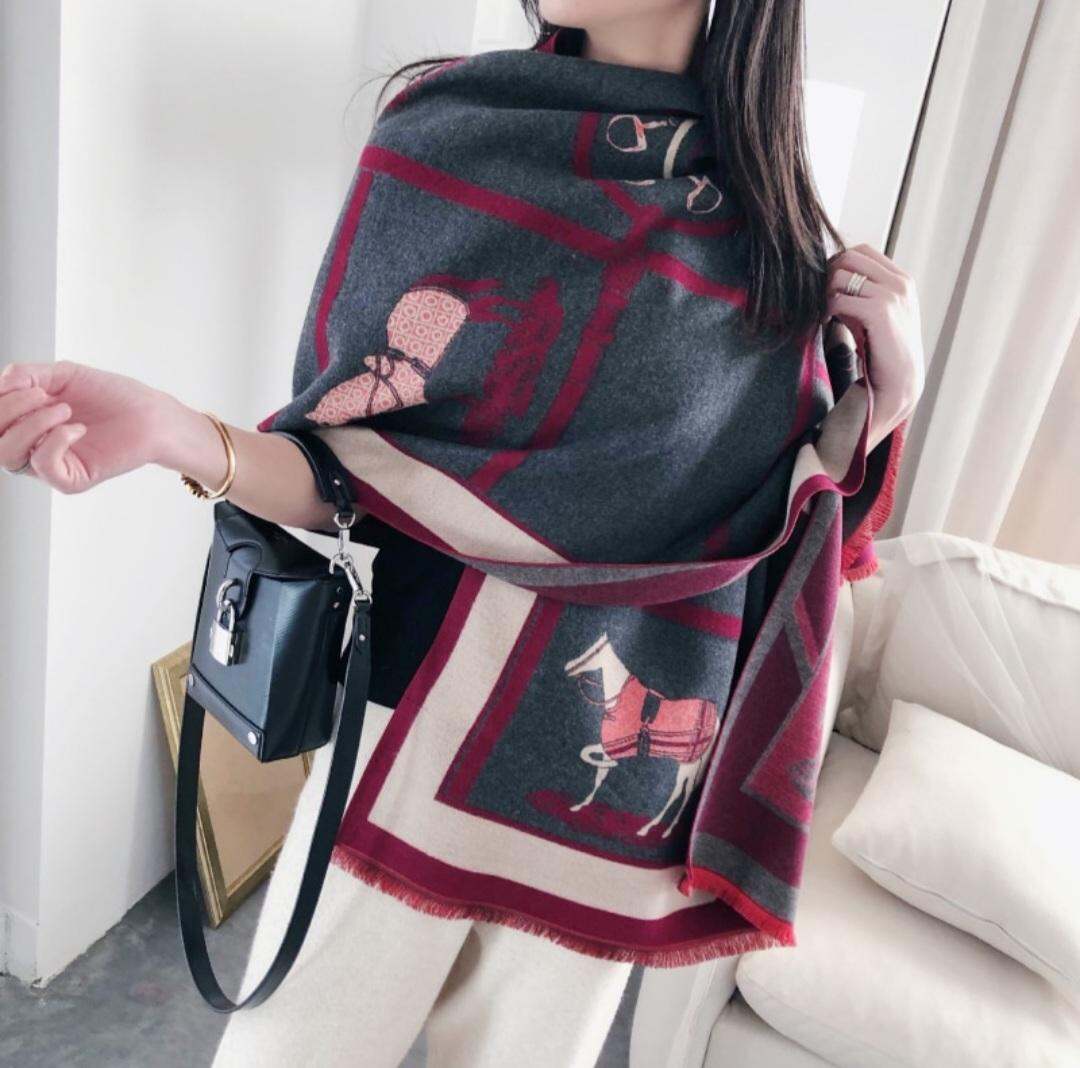 khăn dạ Her.mès cao cấp