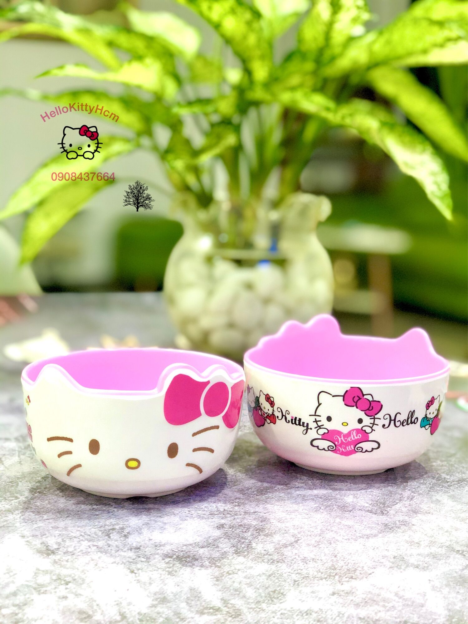 Chén nhú 3D Melamin HelloKitty