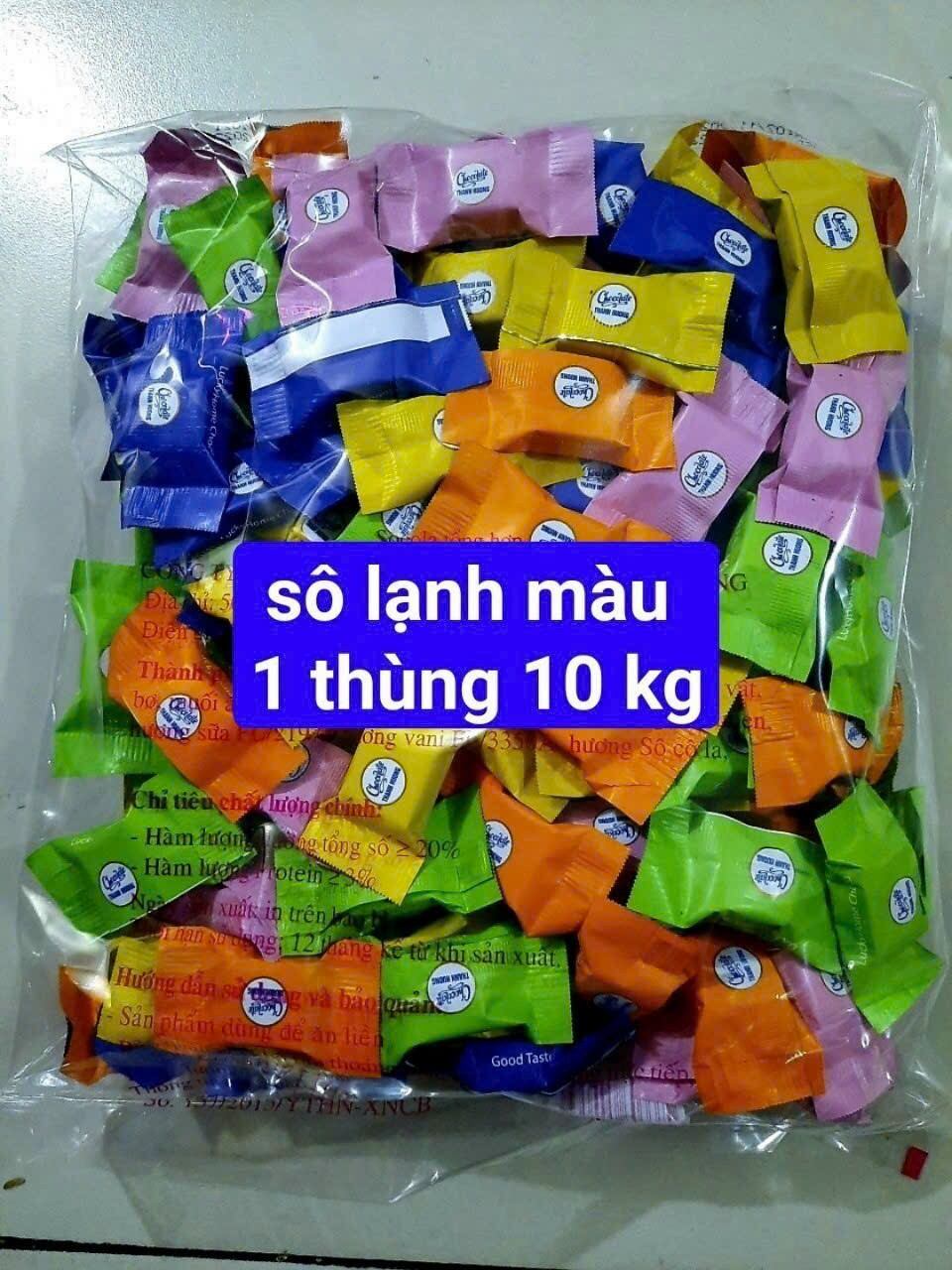 socola hạnh nhân (sô lạnh)1kg date mới