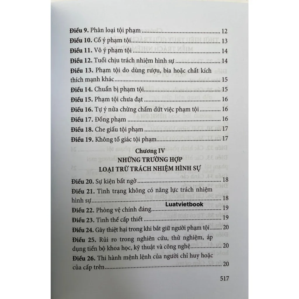 Bộ Luật Hình Sự Năm 2015 (sửa đổi, bổ sung năm 2017)