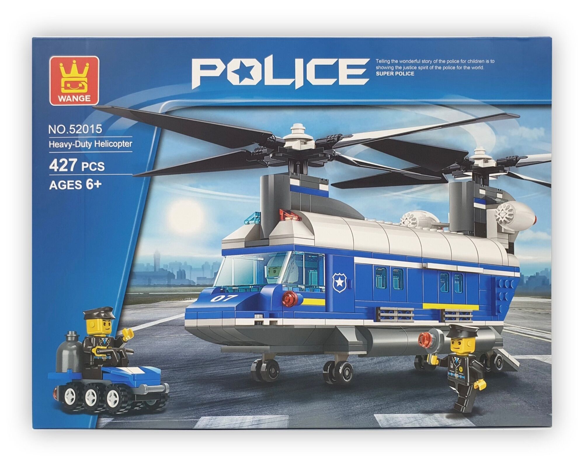 Lắp ráp xếp hình lego cities 52015 - Mô hình trực thăng hạng nặng 427 chi tiết