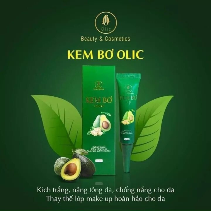 Kem Bơ Cấy Trắng Dưỡng trắng da mặt OLic
