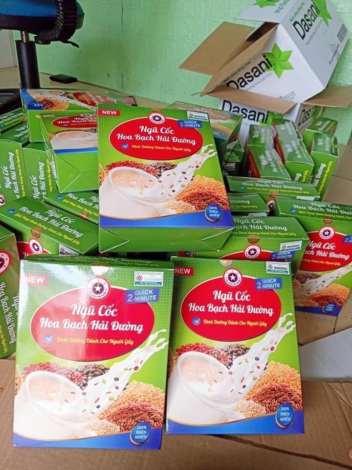 Combo 2 hộp ngũ cốc hoa bạch hải đường