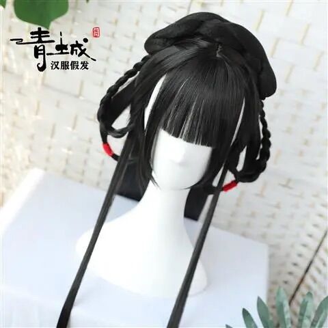Tóc giả cổ trang wig đội cả đầu