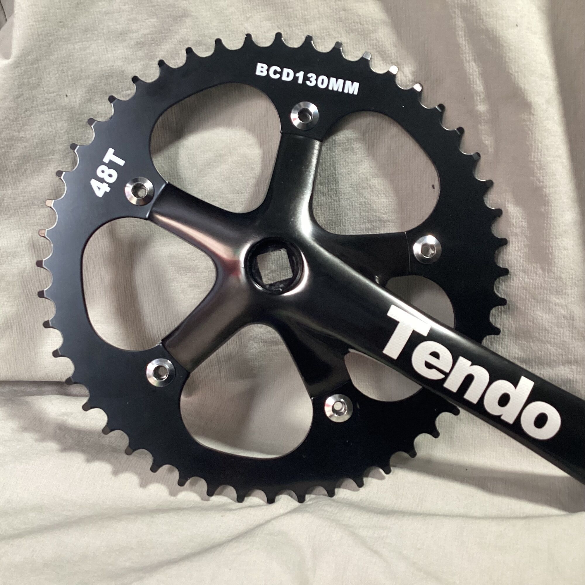Đùi Dĩa Xe Đạp 1 Tầng FixedGear TENDO 48T 130BCD 170mm