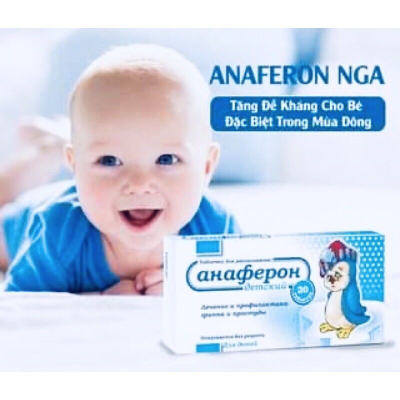Tăng đề kháng Anaferon Nga chim cánh cụt cho bé