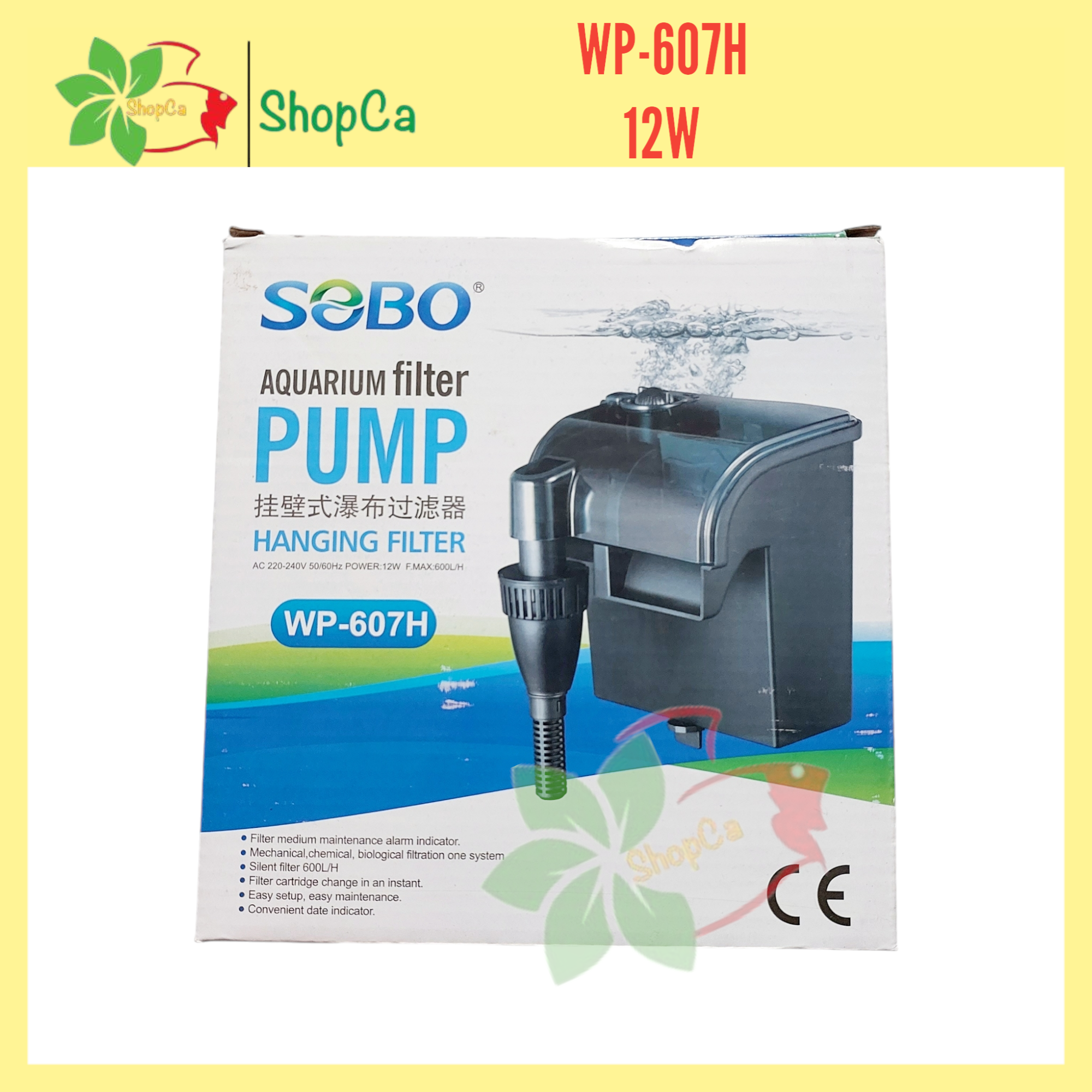 Máy lọc nước hồ cá 5W dạng thác nước WP-303H