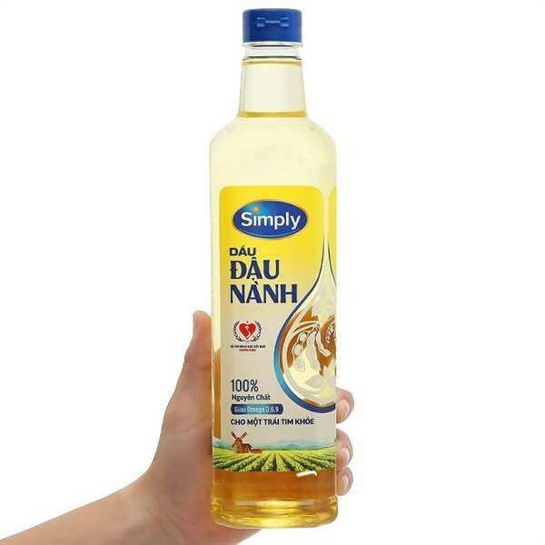 Dầu Simply Đậu Nành Chai 1 lít