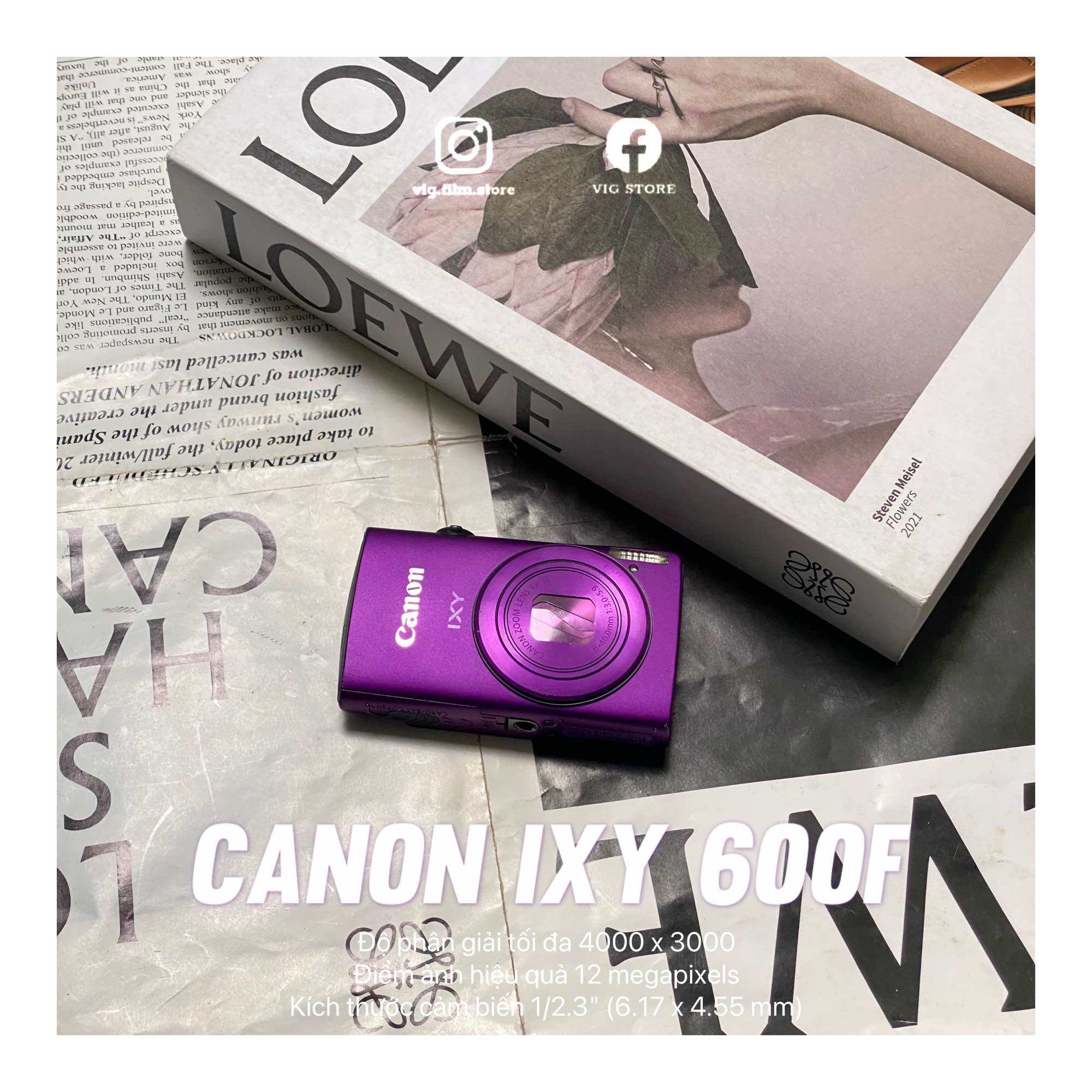 Máy ảnh kĩ thuật số Canon IXY 600F