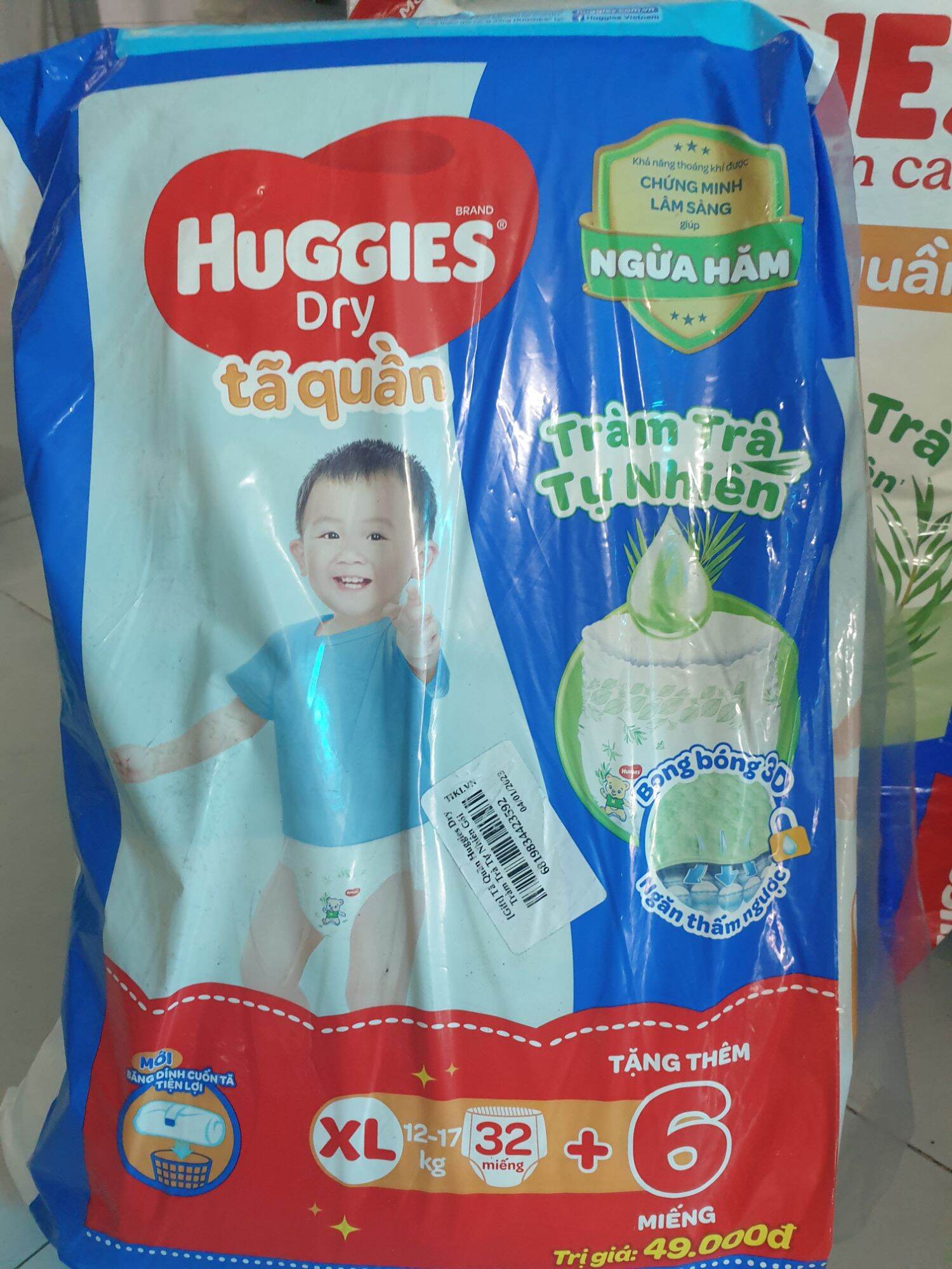 tả quần Huggies size XL 38 miếng