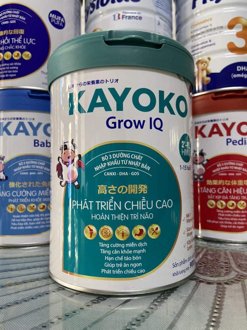 Sữa Nhật Kayoko Grow IQ 900g