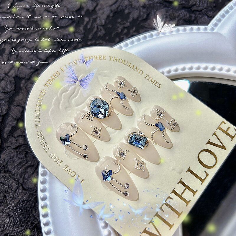 Set 25 viên đá khối trang trí móng tay siêu xinh