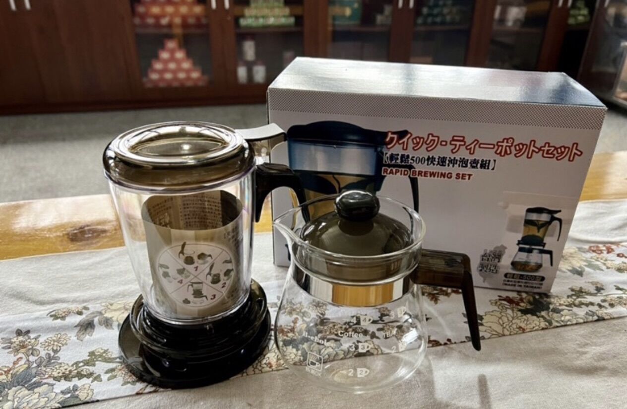 Bộ ấm pha trà thủy tinh chịu nhiệt